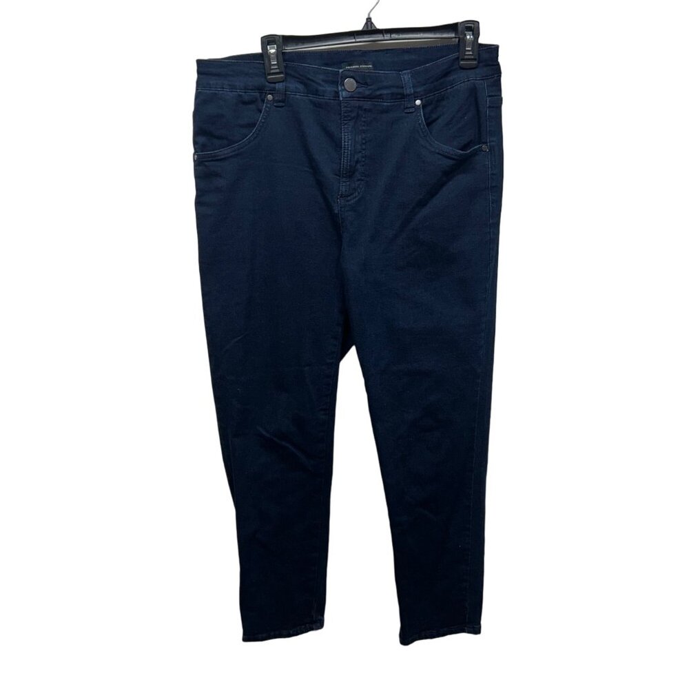 Universal Standard medium dark wash skinny jean high rise plus size 12